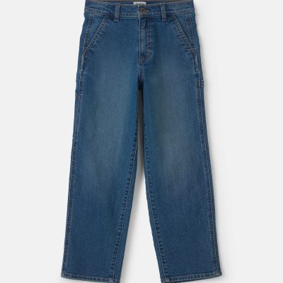 Boys Denim Baggy Jeans - Medium Wash