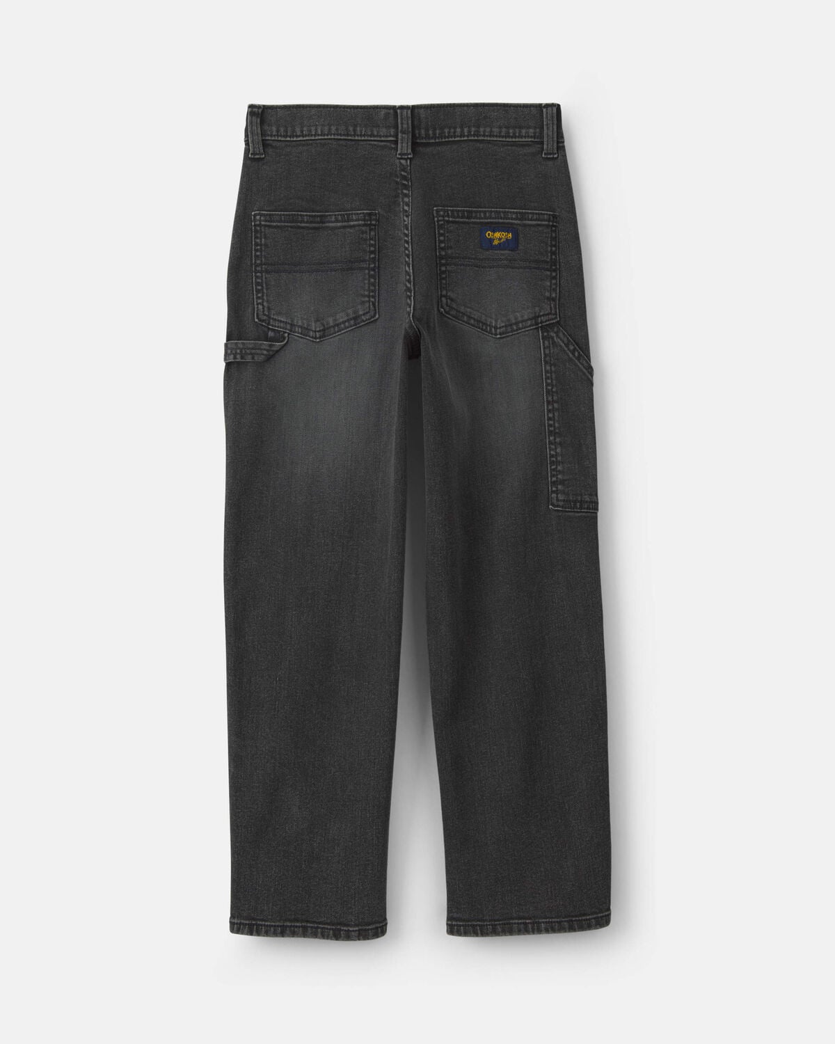 Boys Denim Baggy Jeans - Charcoal Wash - Image 2