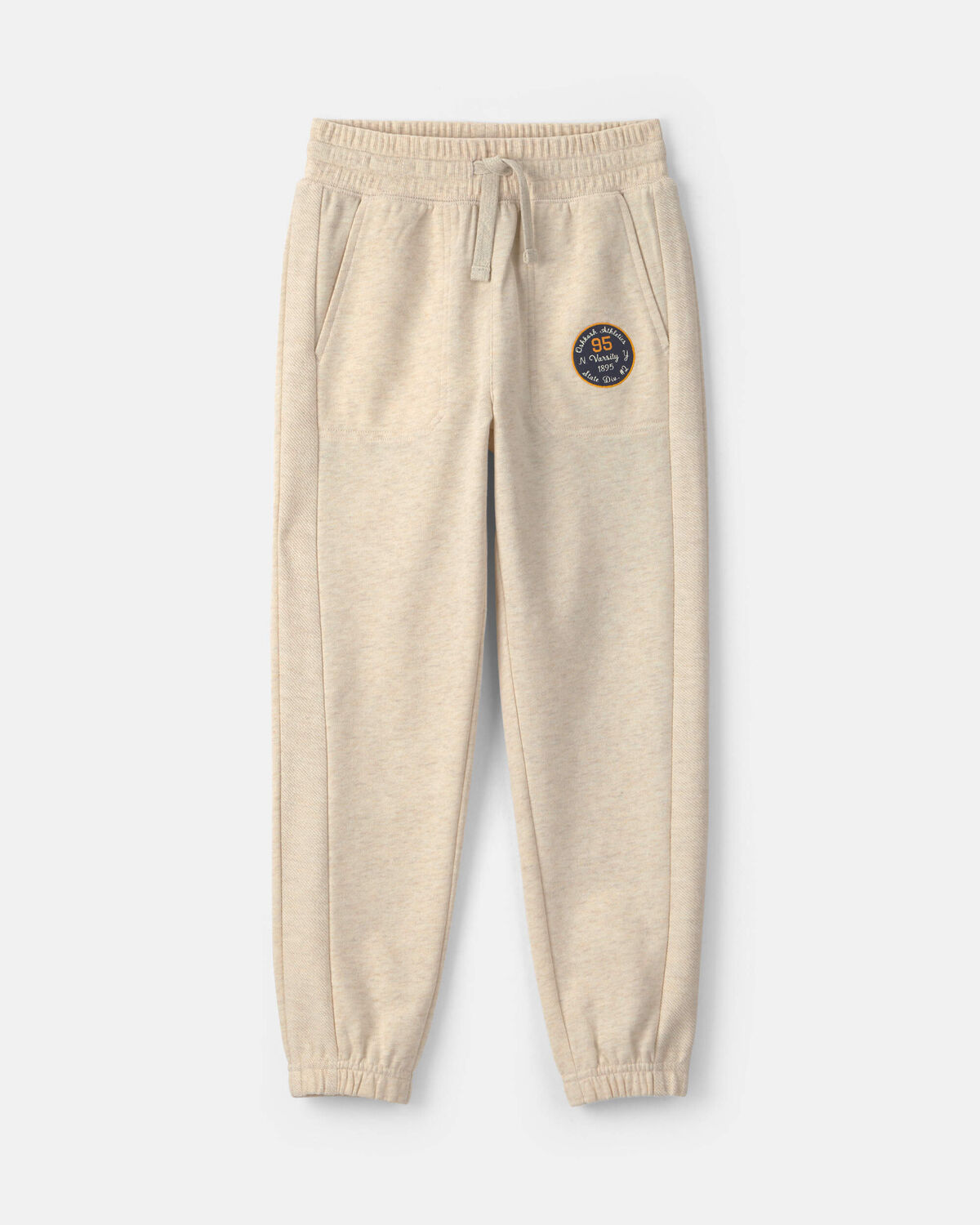 Boys French Terry Joggers - Cream