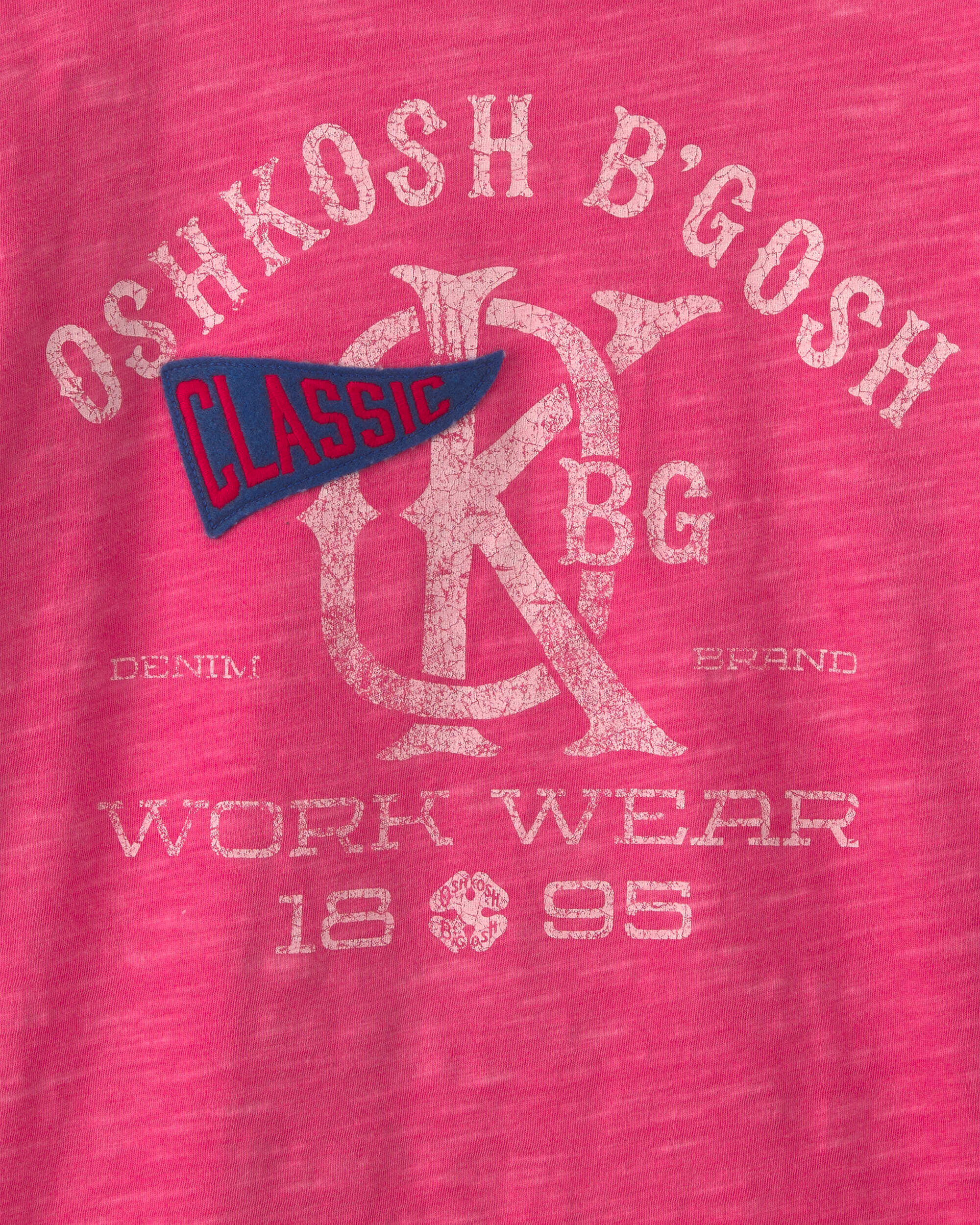 Boys 'Oshkosh B'Gosh Work Wear' Graphic Tee - Red - Image 4