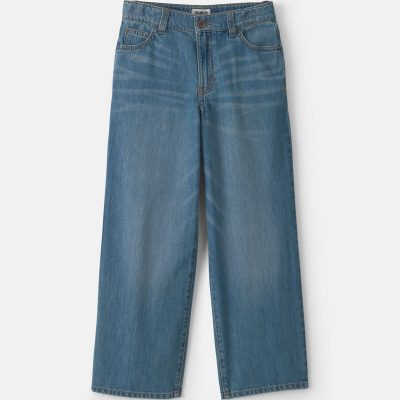 Boys Denim Baggy Jeans - Medium Wash