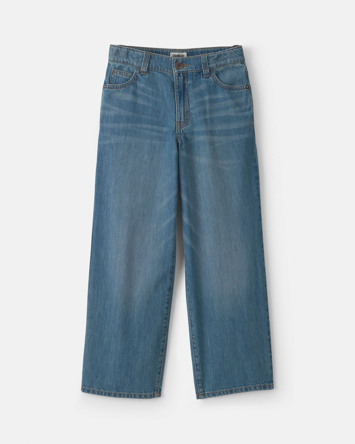 Boys Denim Baggy Jeans - Medium Wash