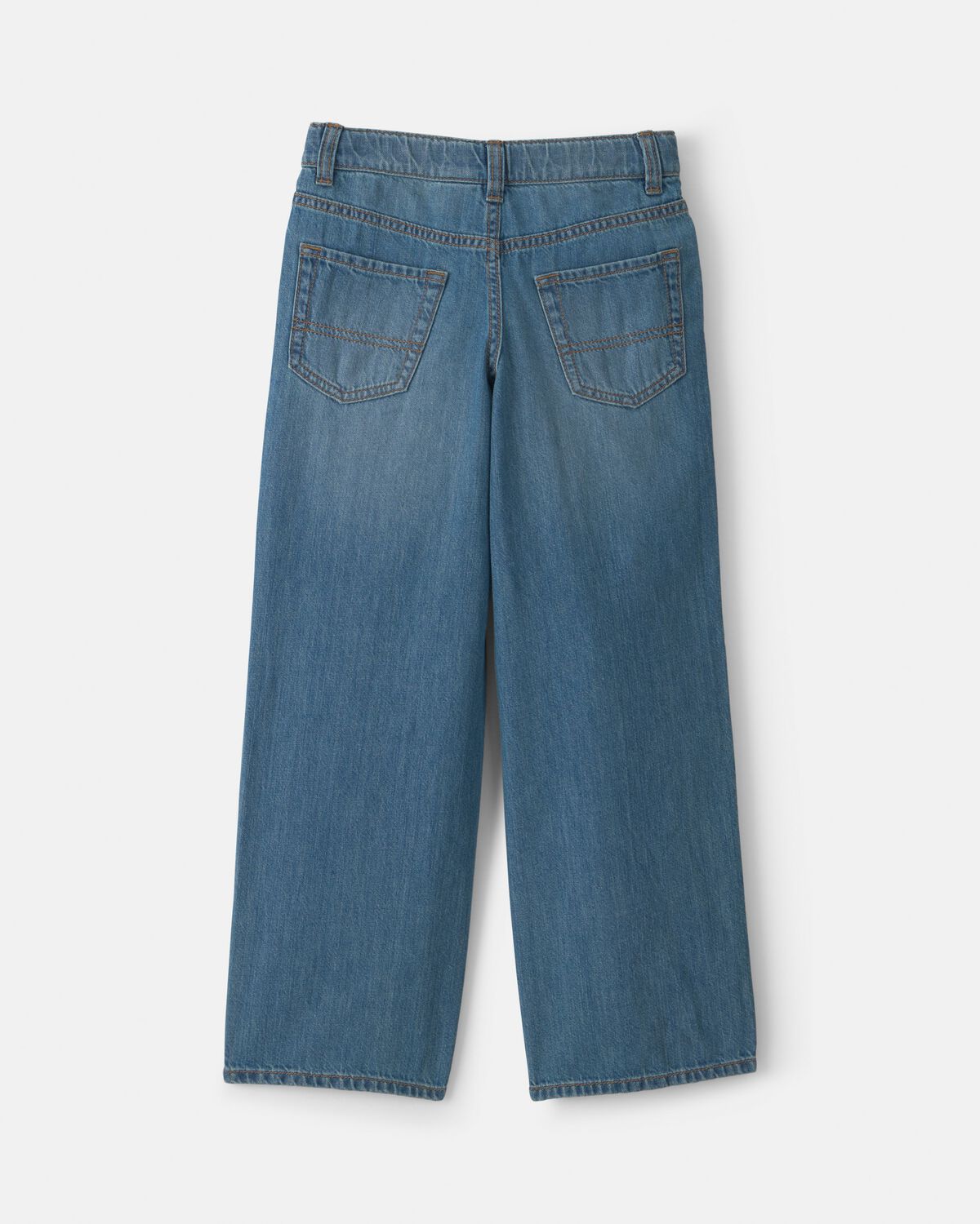 Boys Denim Baggy Jeans - Medium Wash - Image 6