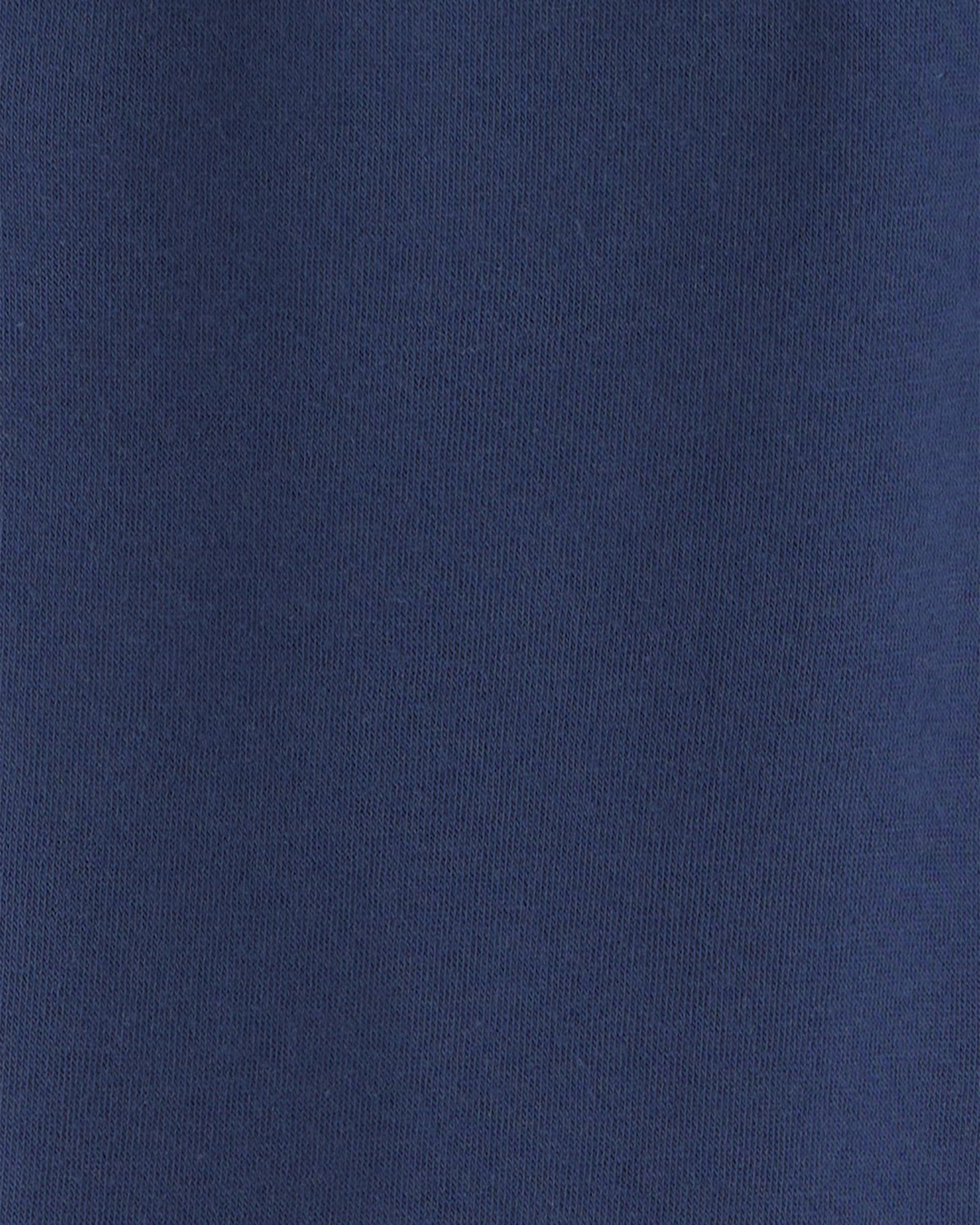 Boys Fleece Joggers - Navy Blue - Image 4