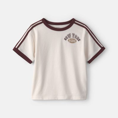 Boys New York Graphic Tee - Cream
