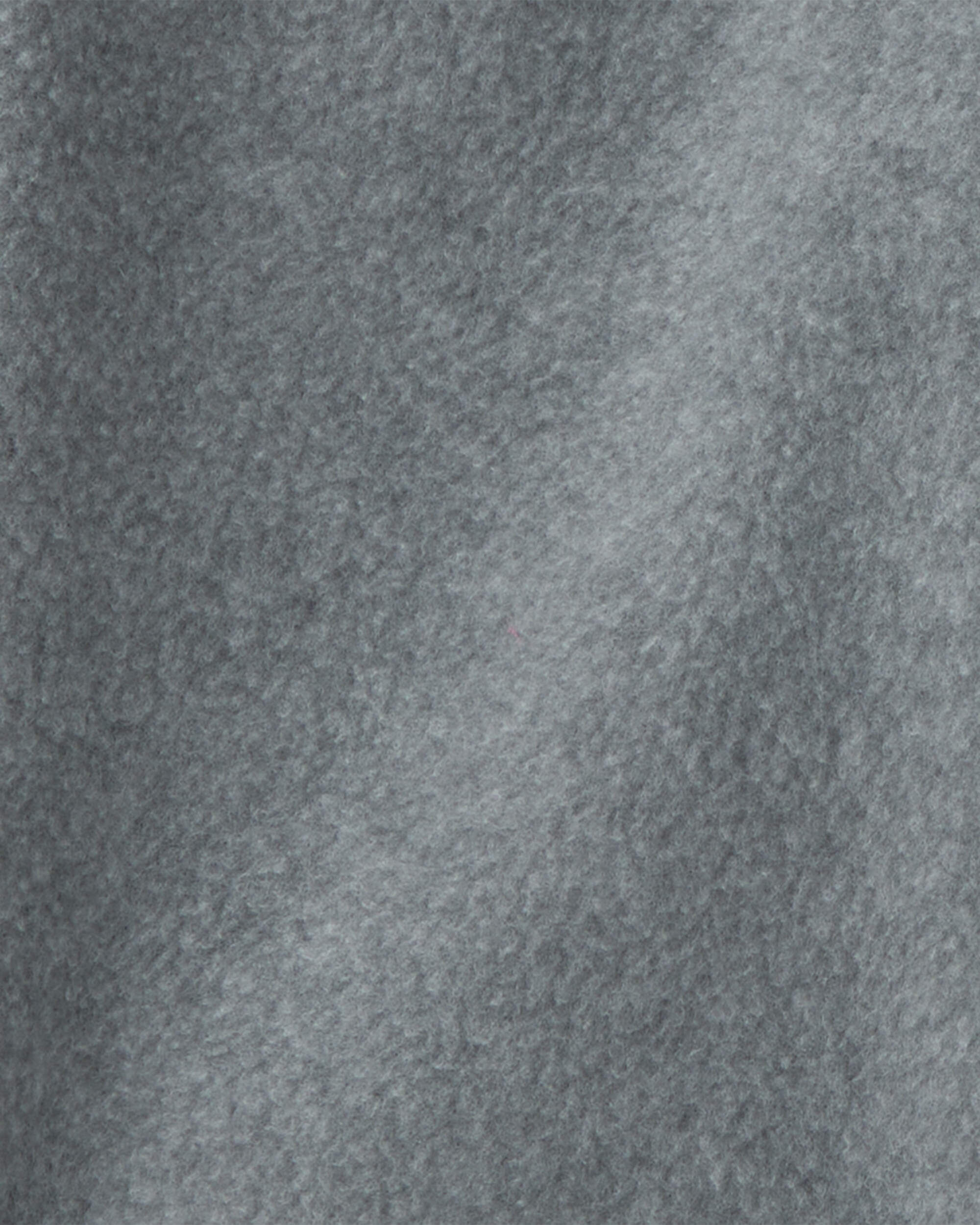 Boys Fleece Wide-Leg Pants - Black - Image 6