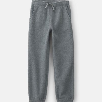 Boys Fleece Joggers - Grey