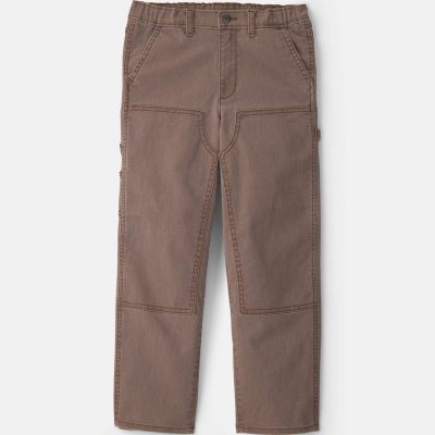 Boys Baggy Carpenter Pants - Brown