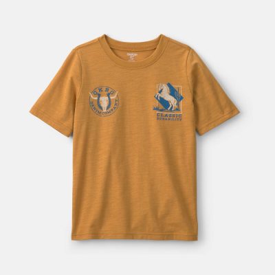 Boys OshKosh Graphic Tee - Gold