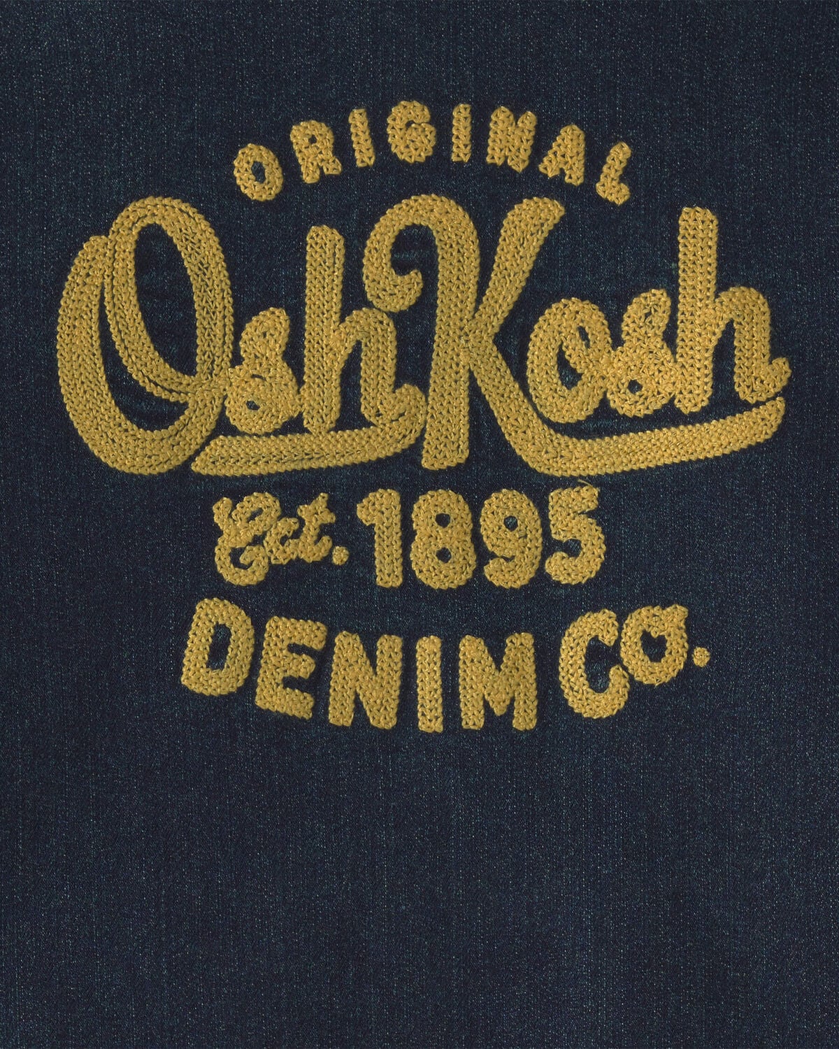 Boys Original OshKosh Denim Co' Denim Jacket - Dark Wash - Image 4