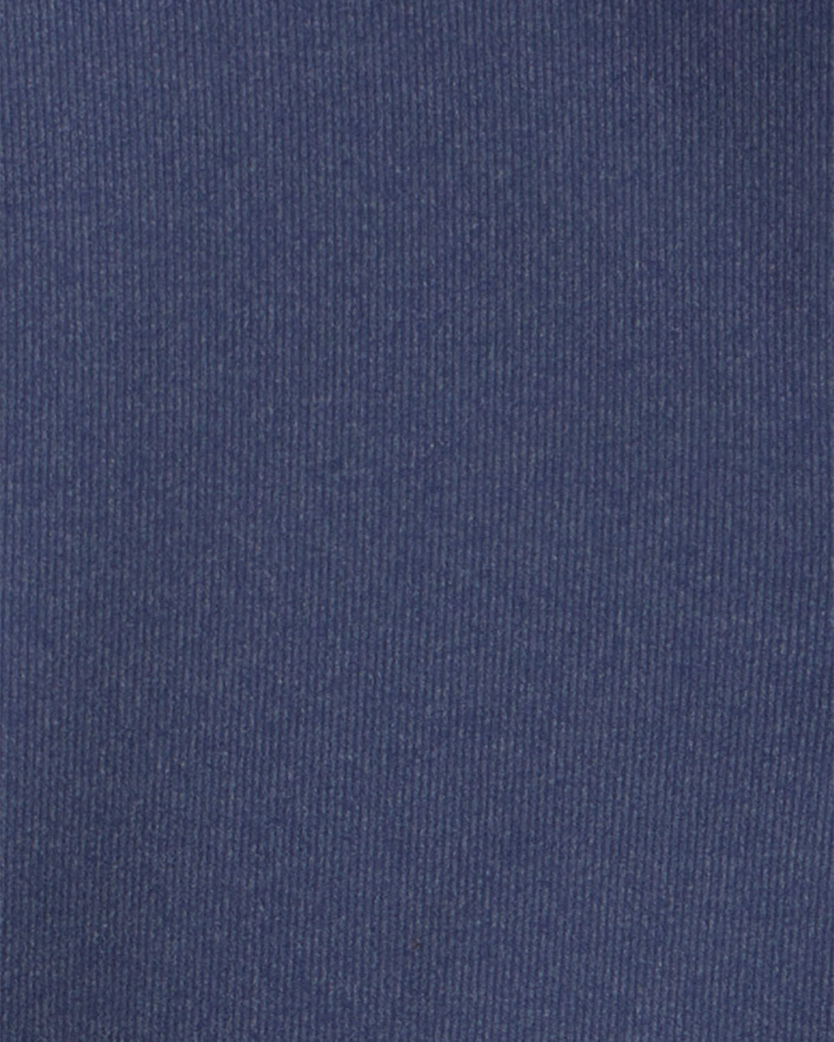 Boys Quarter-Zip Rib Pullover Sweatshirt - Navy Blue - Image 2