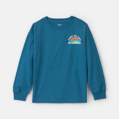 Boys Outdoors Graphic Tee - Blue