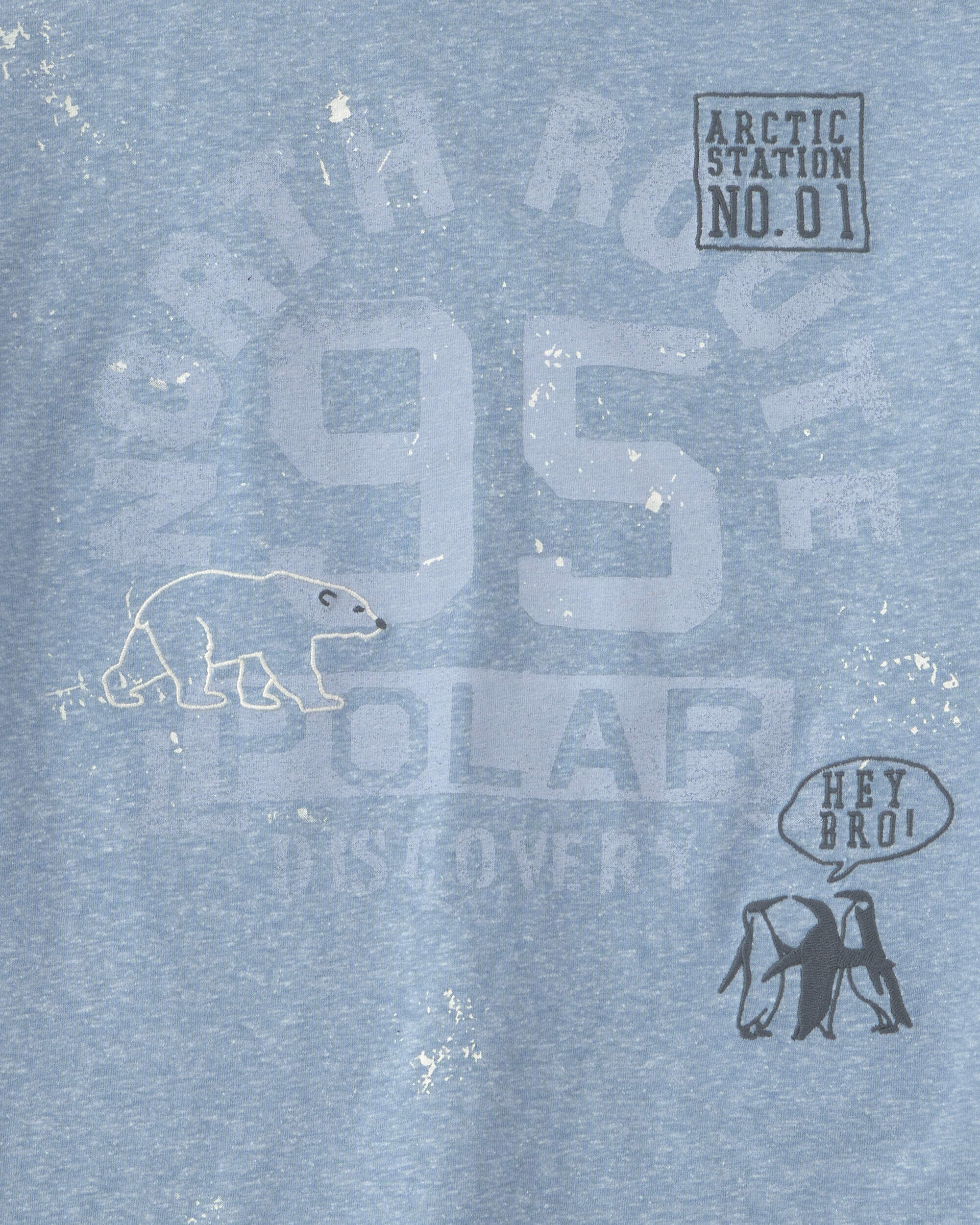 Boys 'OshKosh' Car Long-Sleeve Graphic Tee - Grey - Image 4