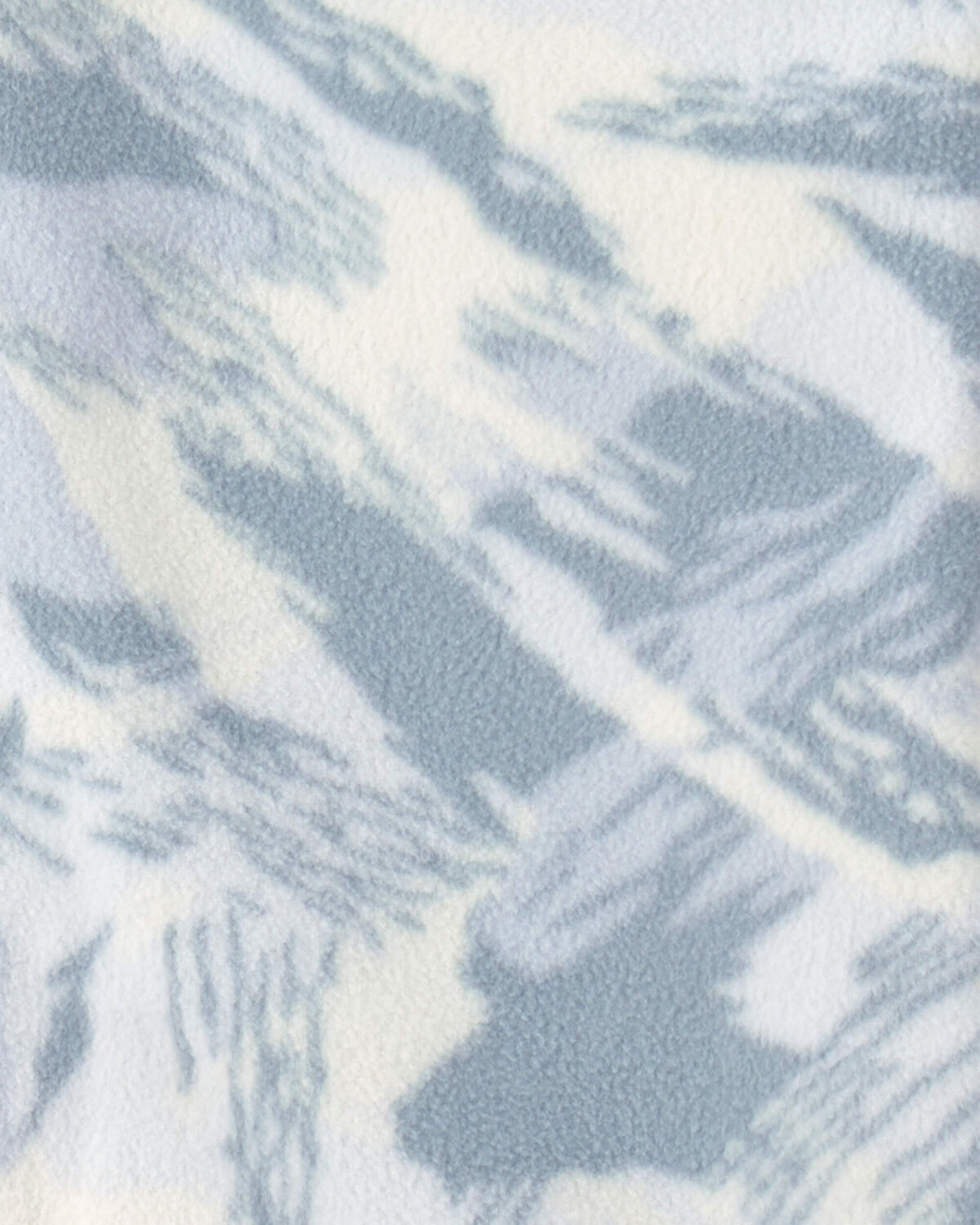 Boys Camo Fleece Long-Sleeve Button-Down Shirt - Grey/White - Image 2