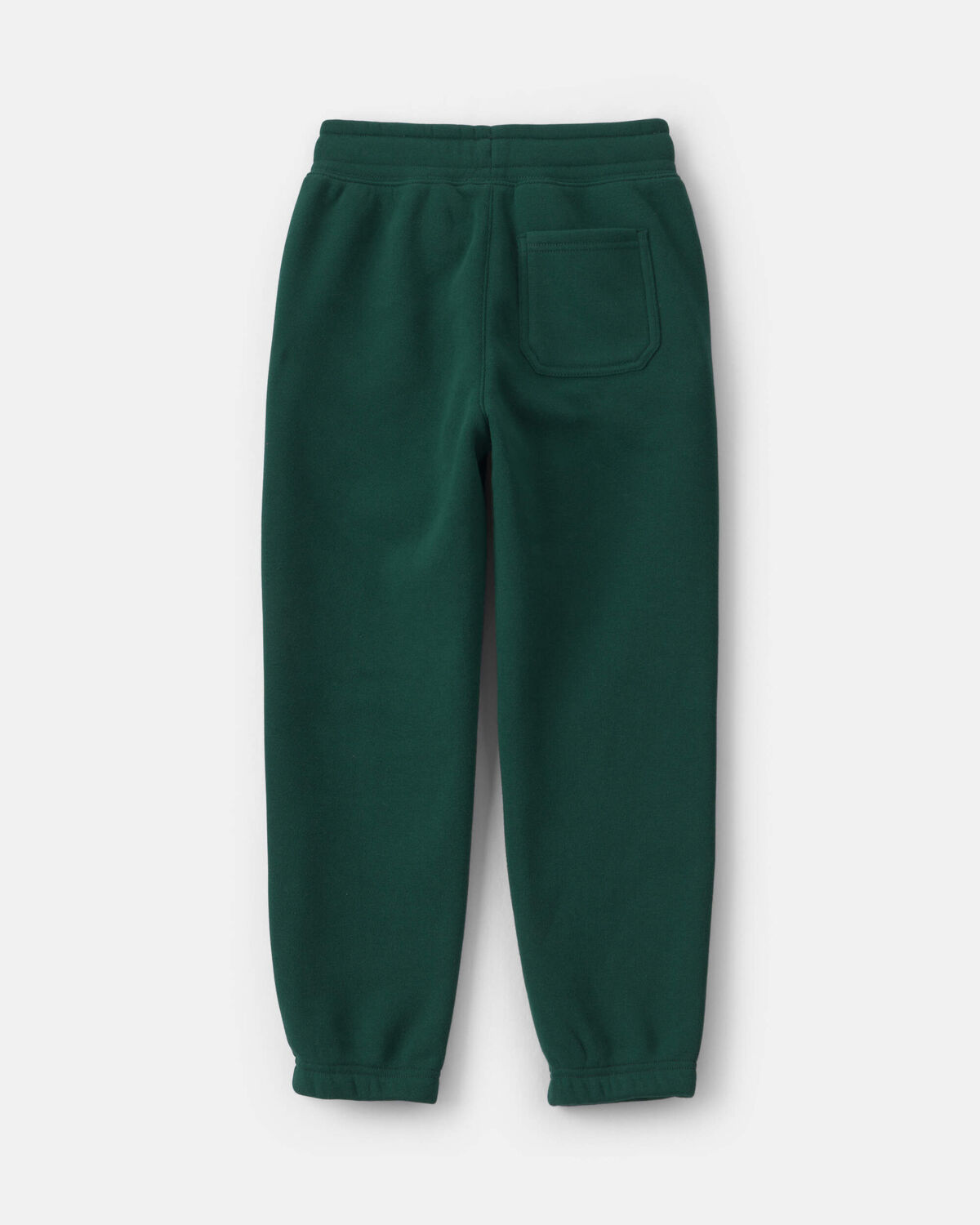 Boys Fleece Joggers - Dark Green - Image 2