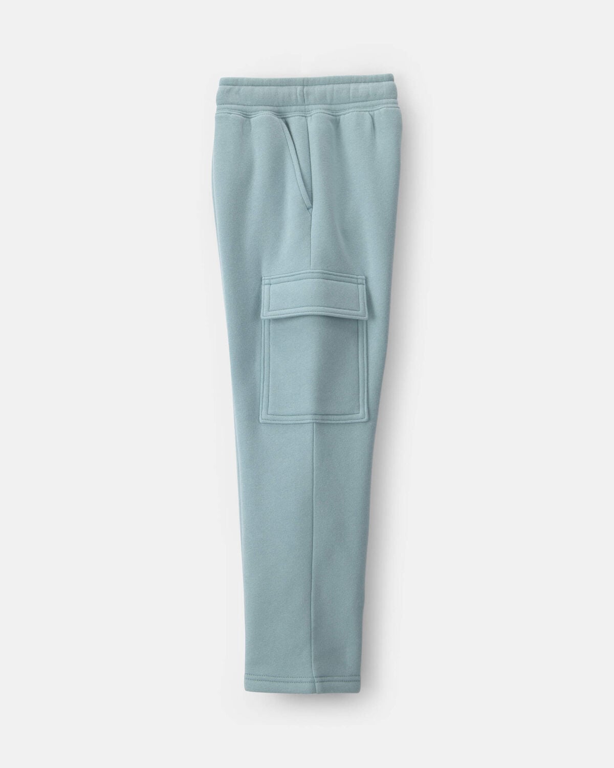Boys Fleece Cargo Pants - Blue - Image 4