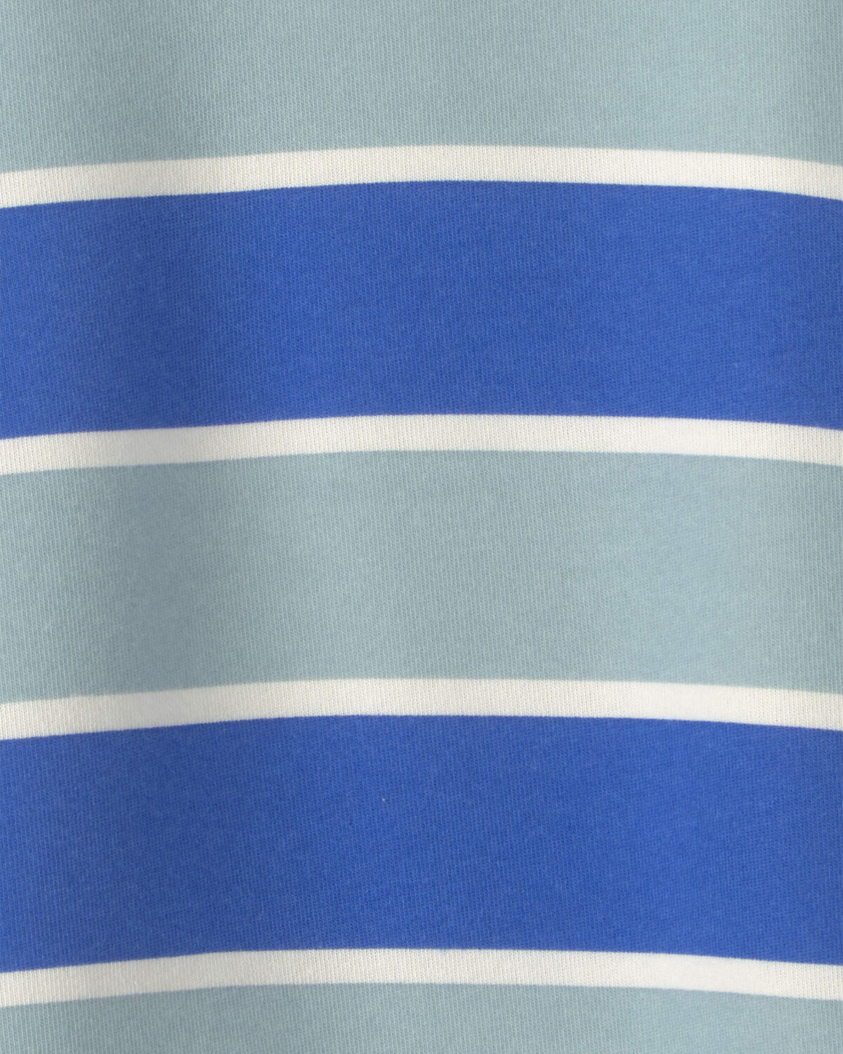 Boys Striped Fleece Pullover Sweatshirt - Blue - Image 2