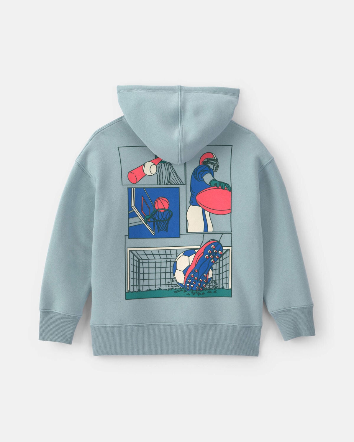 Boys 'Epic Style' Fleece Hoodie - Blue - Image 2