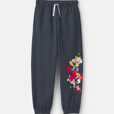 Boys Sonic The Hedgehog™ Fleece Joggers - Navy Blue