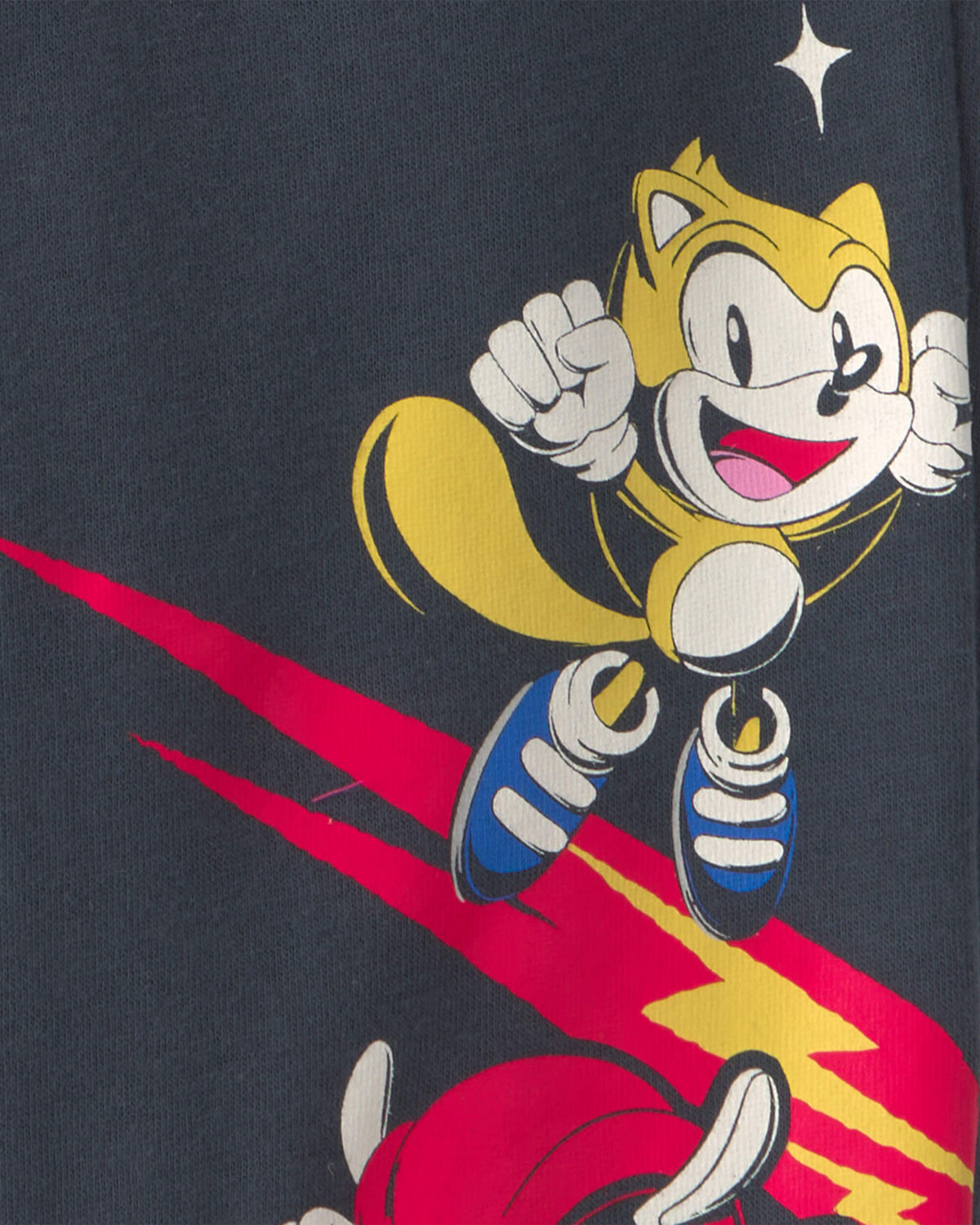 Boys Sonic The Hedgehog™ Fleece Joggers - Navy Blue - Image 3