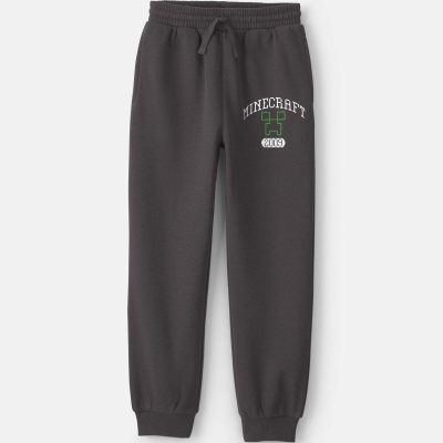 Boys Minecraft® Fleece Joggers - Black
