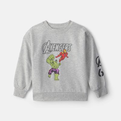 Boys ©Marvel Avengers Pullover Sweatshirt - Grey