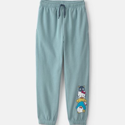 Girls Hello Kitty® Fleece Joggers - Blue