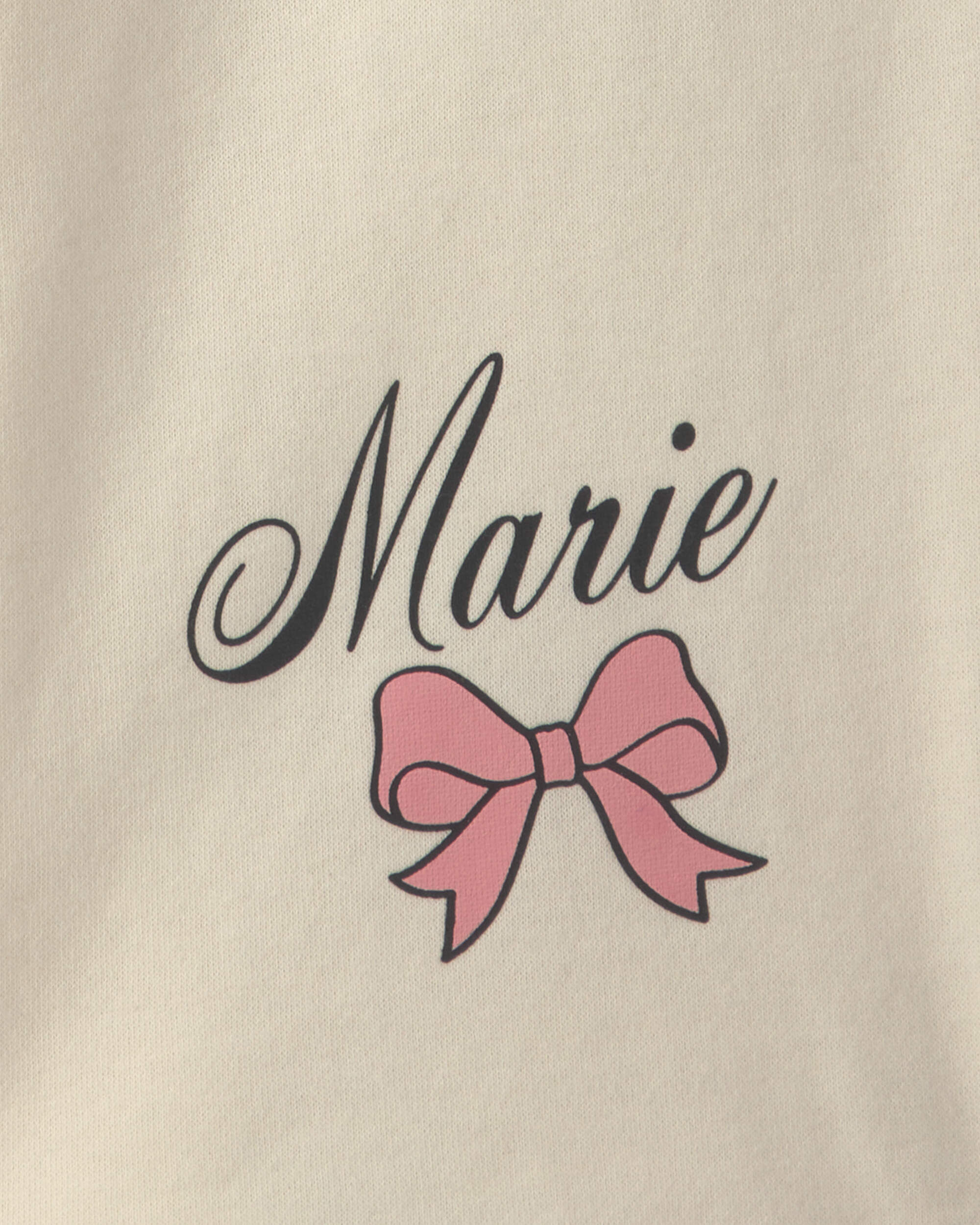 Girls Disney© Marie Fleece Wide-Leg Pants - Cream - Image 4