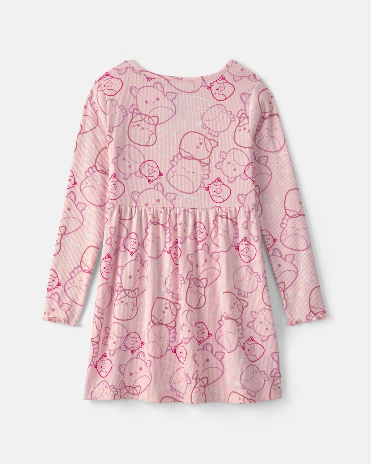 Girls Squishmallow Long-Sleeve Dress - Pink - Image 2