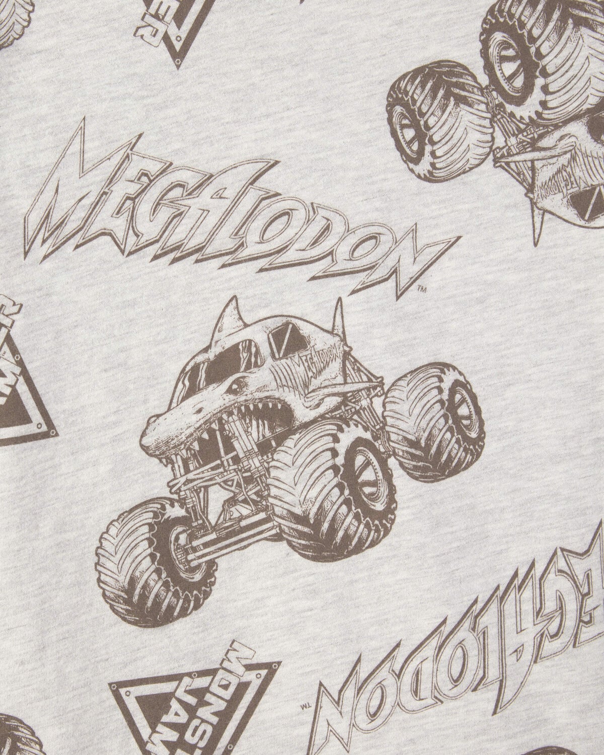 Boys 3-Pack Monster Jam Long-Sleeve Multipack Tops - Image 5