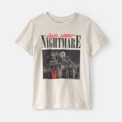 Boys Disney© Nightmare Halloween Graphic Tee - Cream
