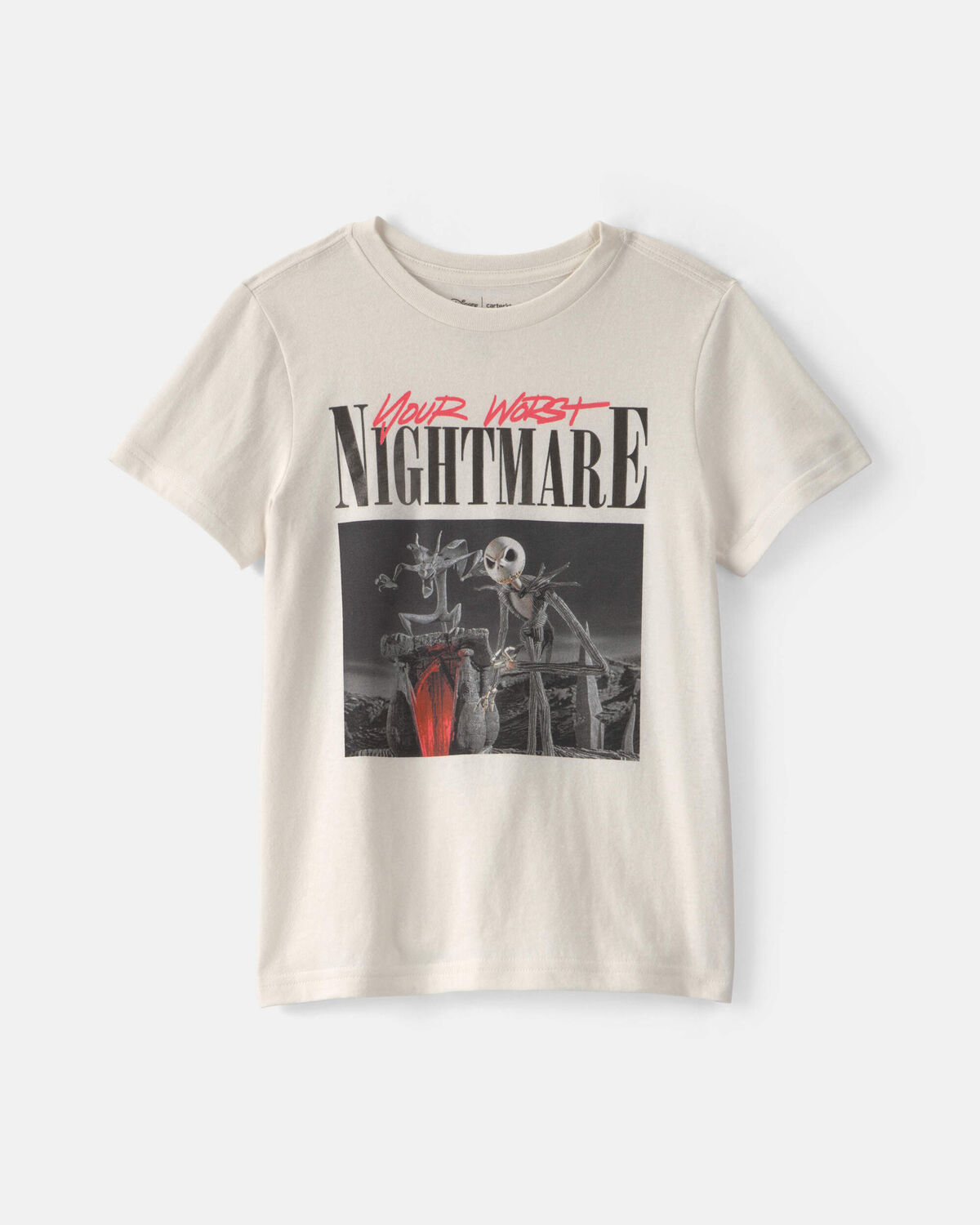Boys Disney© Nightmare Halloween Graphic Tee - Cream