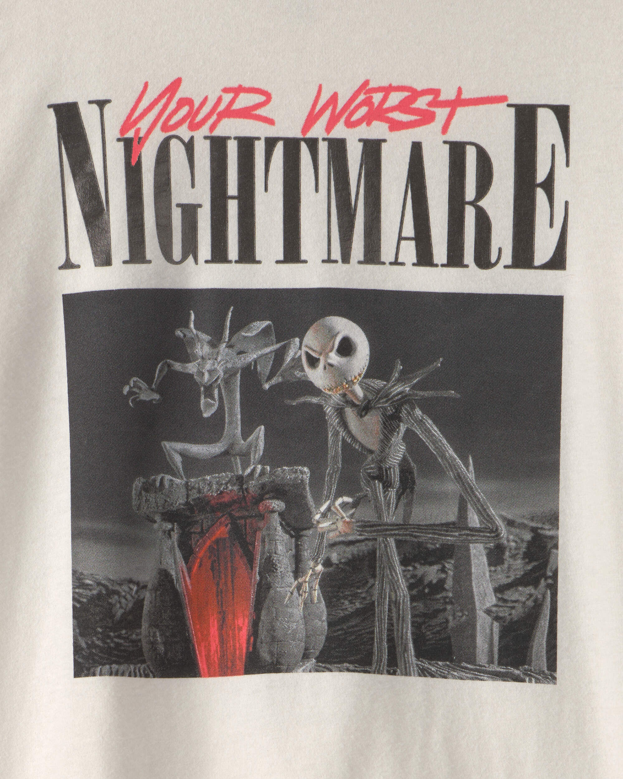 Boys Disney© Nightmare Halloween Graphic Tee - Cream - Image 3