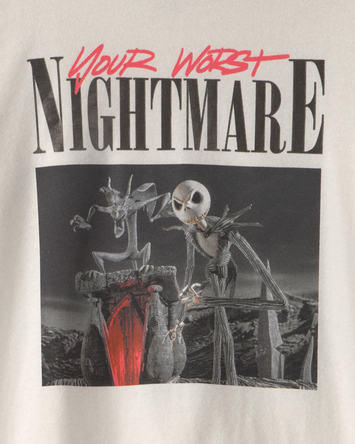 Boys Disney© Nightmare Halloween Graphic Tee - Cream - Image 2