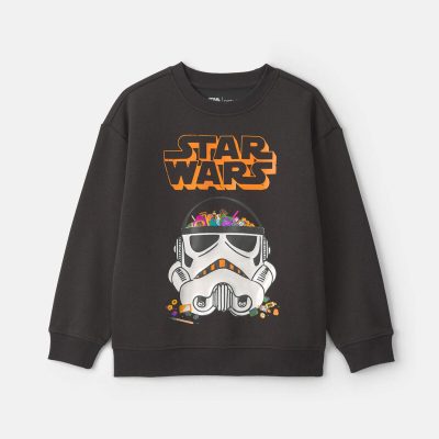 Boys Star Wars Halloween Pullover Sweatshirt - Black