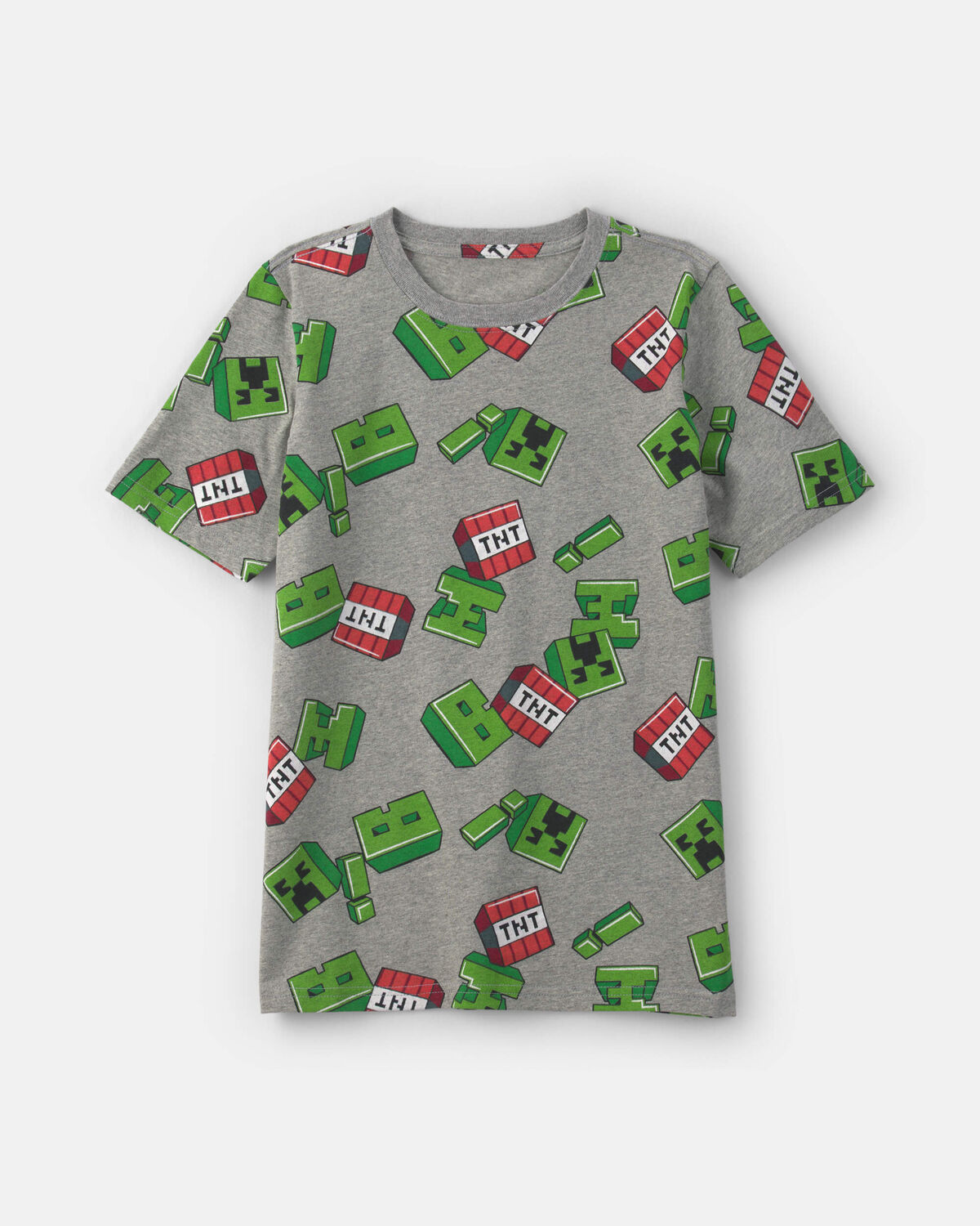 Boys Minecraft® Graphic Tee - Grey