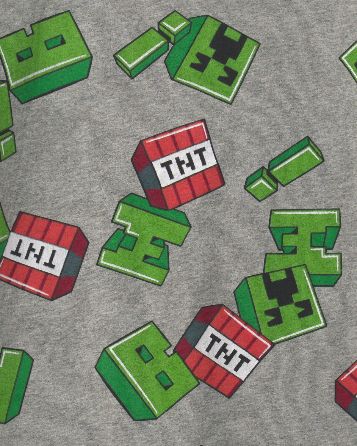 Boys Minecraft® Graphic Tee - Grey - Image 2