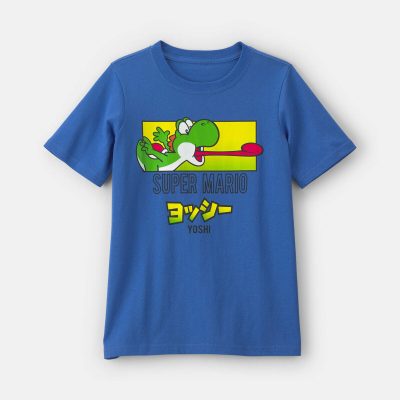 Boys 'Super Mario' Graphic Tee - Blue
