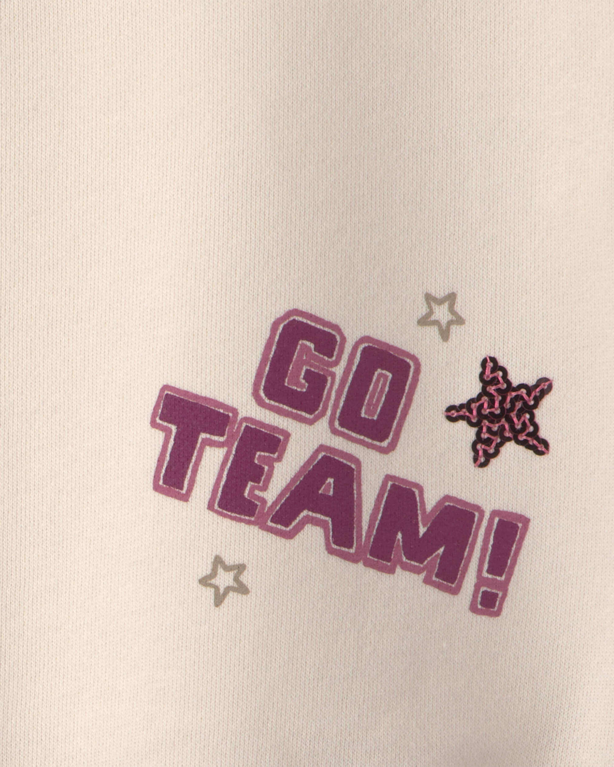 Girls 'Fun & Games' Bow French Terry Top - Navy Blue - Image 5