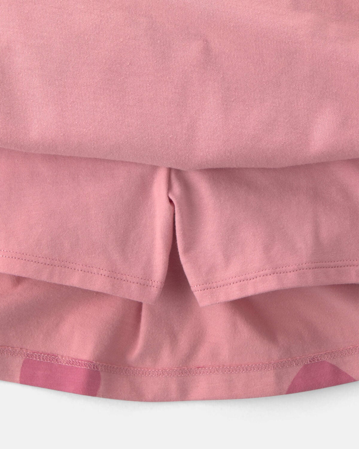 Girls Heart Cotton Skort - Pink - Image 2