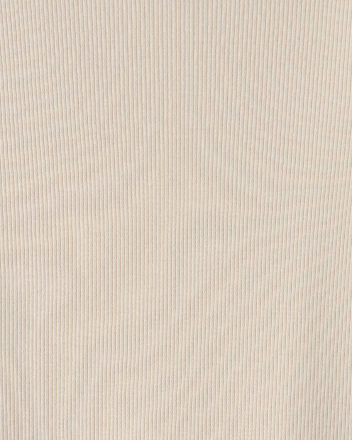 Girls Long-Sleeve Ribbed Top - Cream - Image 2