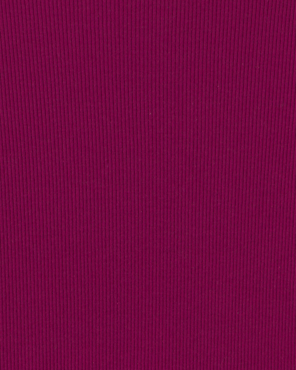 Girls Long-Sleeve Ribbed Top - Burgundy - Image 2