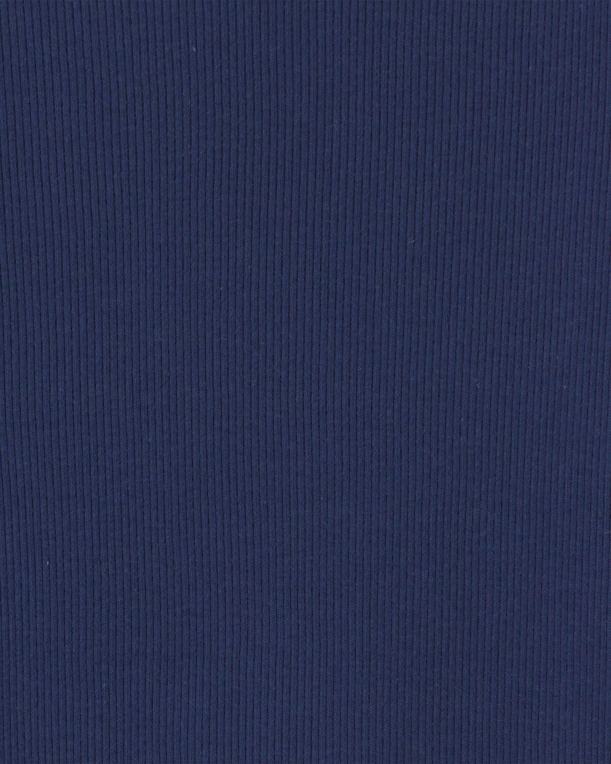 Girls Long-Sleeve Ribbed Top - Navy Blue - Image 2