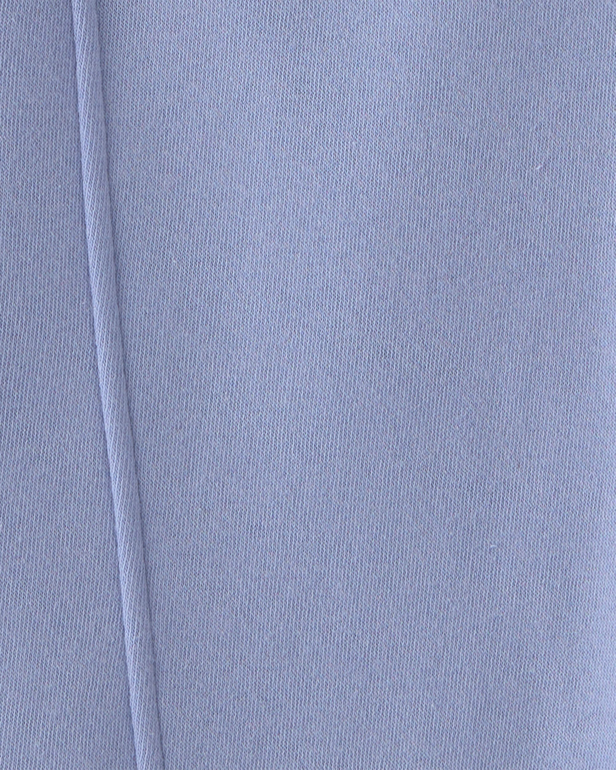 Girls Fleece Wide-Leg Active Pants - Blue - Image 4