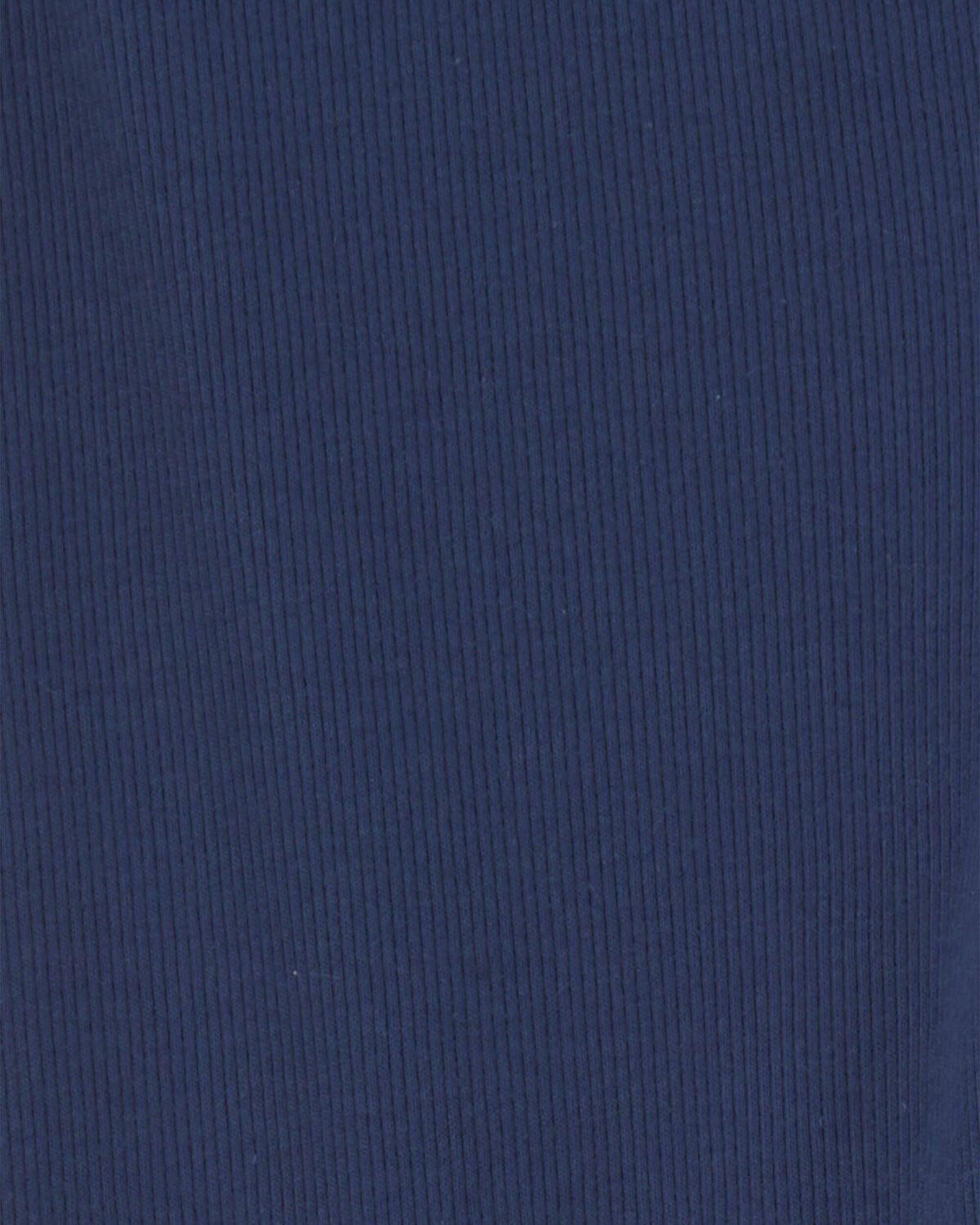 Girls Pull-On Stretch Rib Leggings - Navy Blue - Image 3