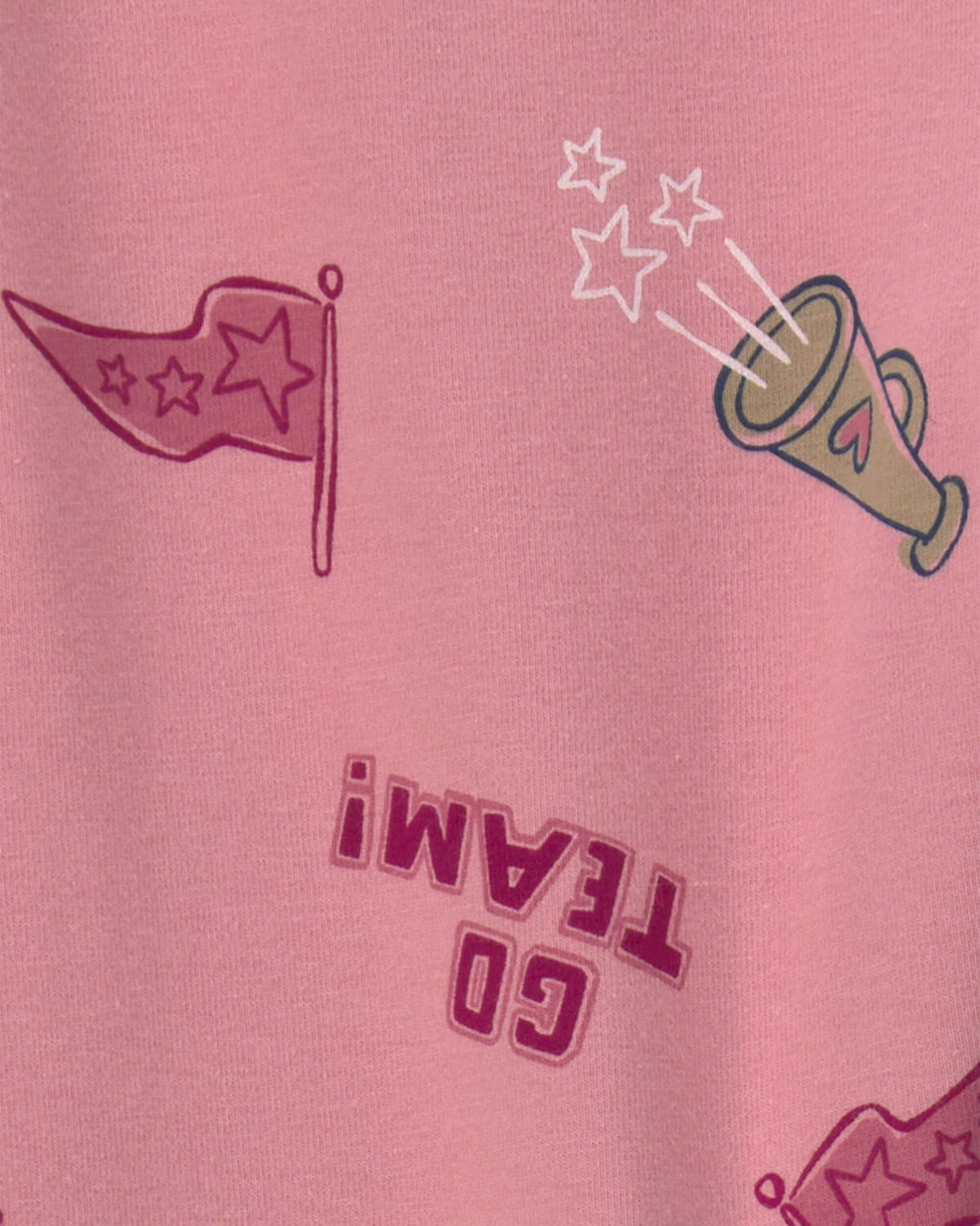 Girls School Spirit Pull-On Stretch Leggings - Pink - Image 3