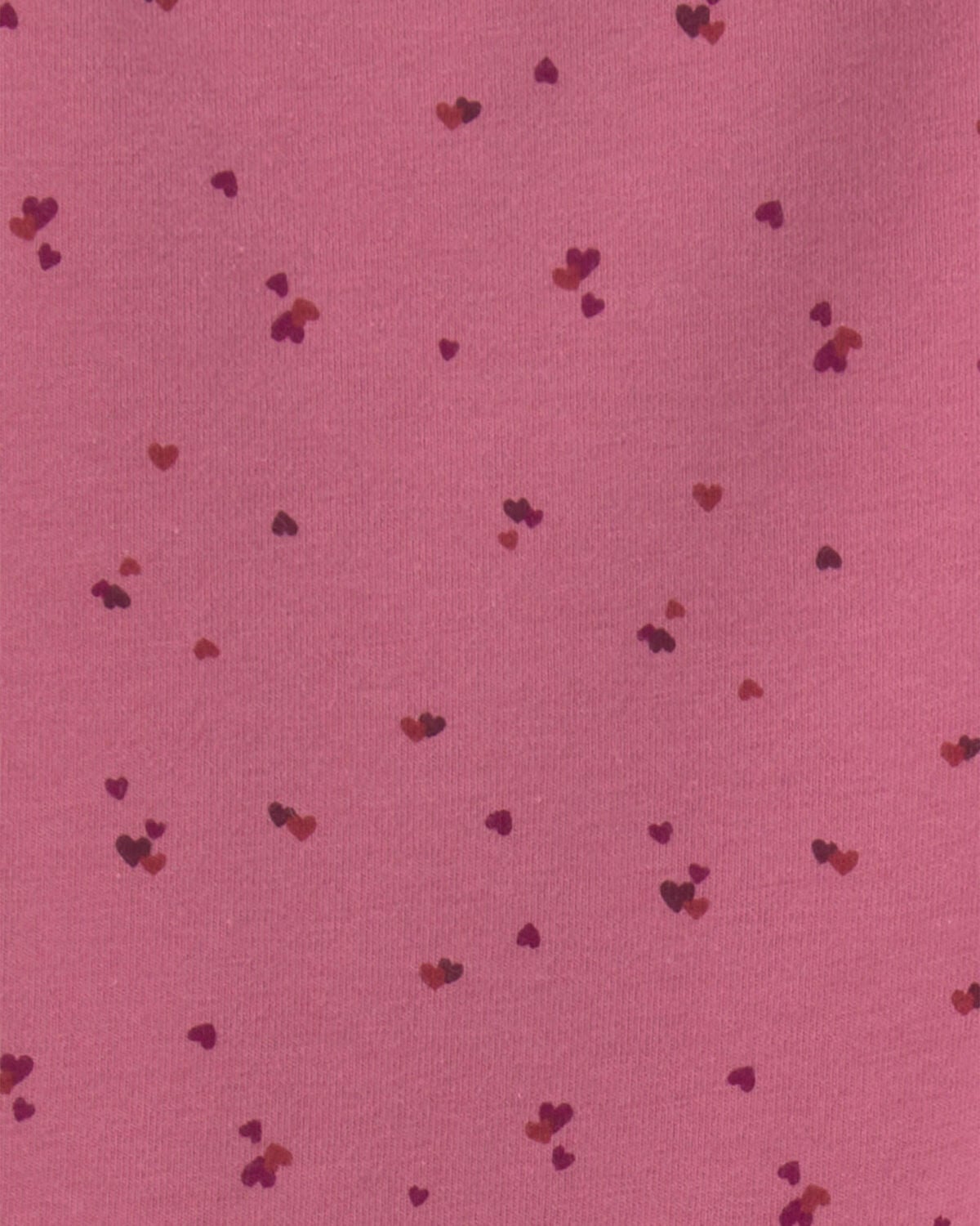 Girls Heart Cotton Pull-On Stretch Flare Leggings - Pink - Image 3
