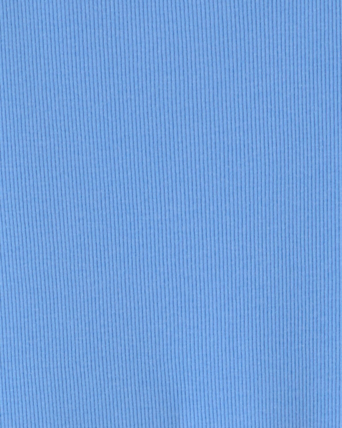 Girls Rib Short-Sleeve Dress - Blue - Image 3