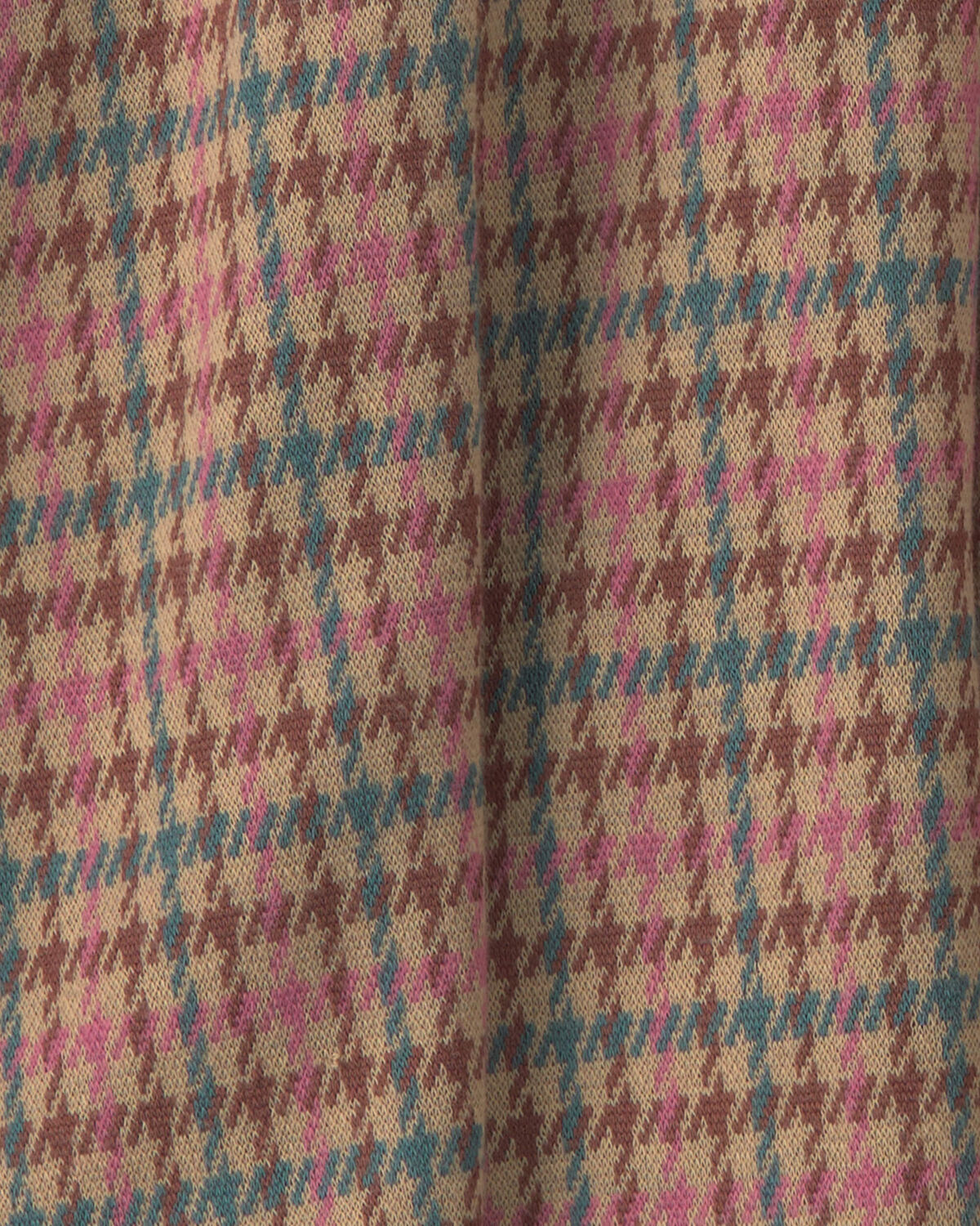 Girls Houndstooth Skort - Brown - Image 3