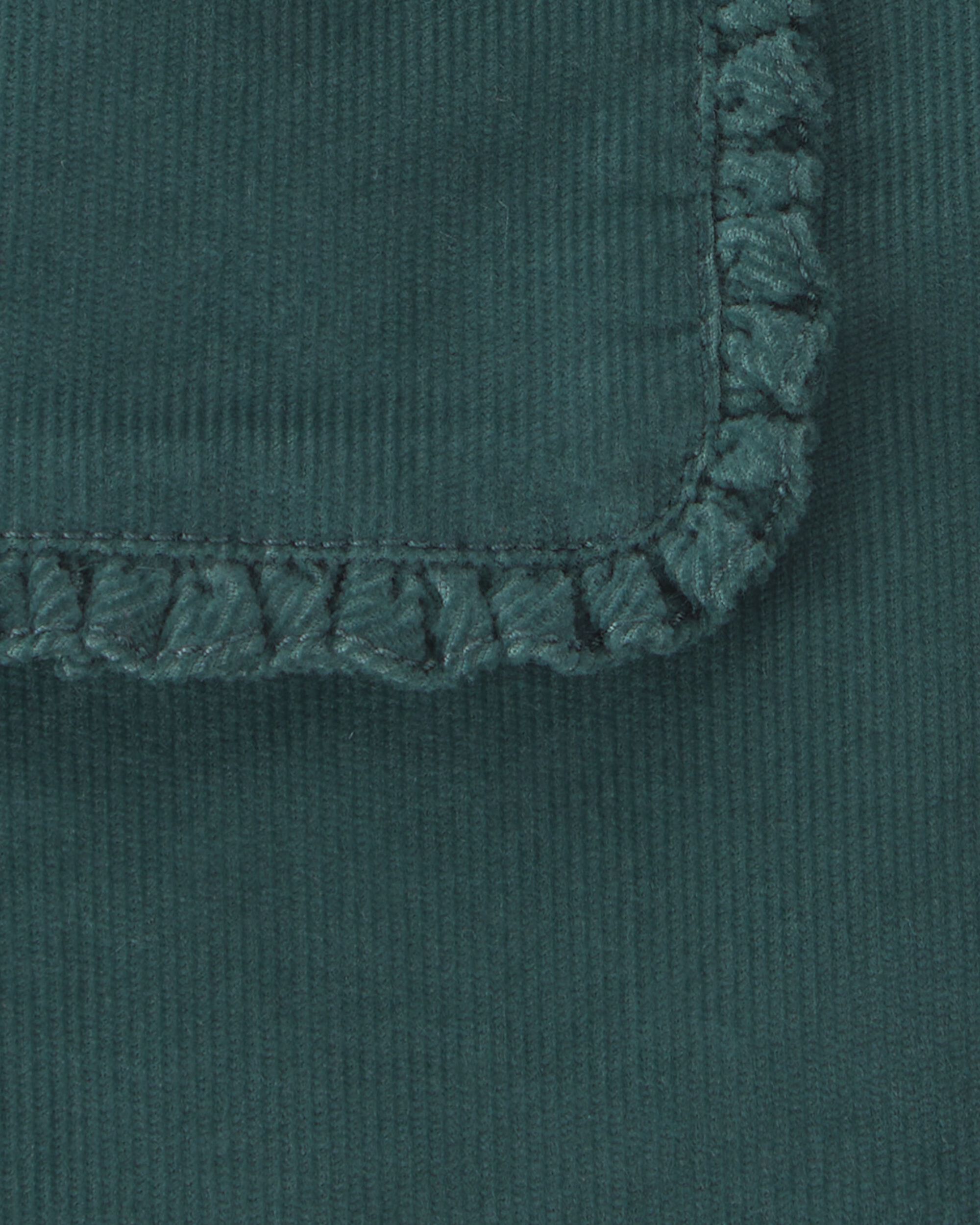 Girls Corduroy Shorts - Green - Image 6